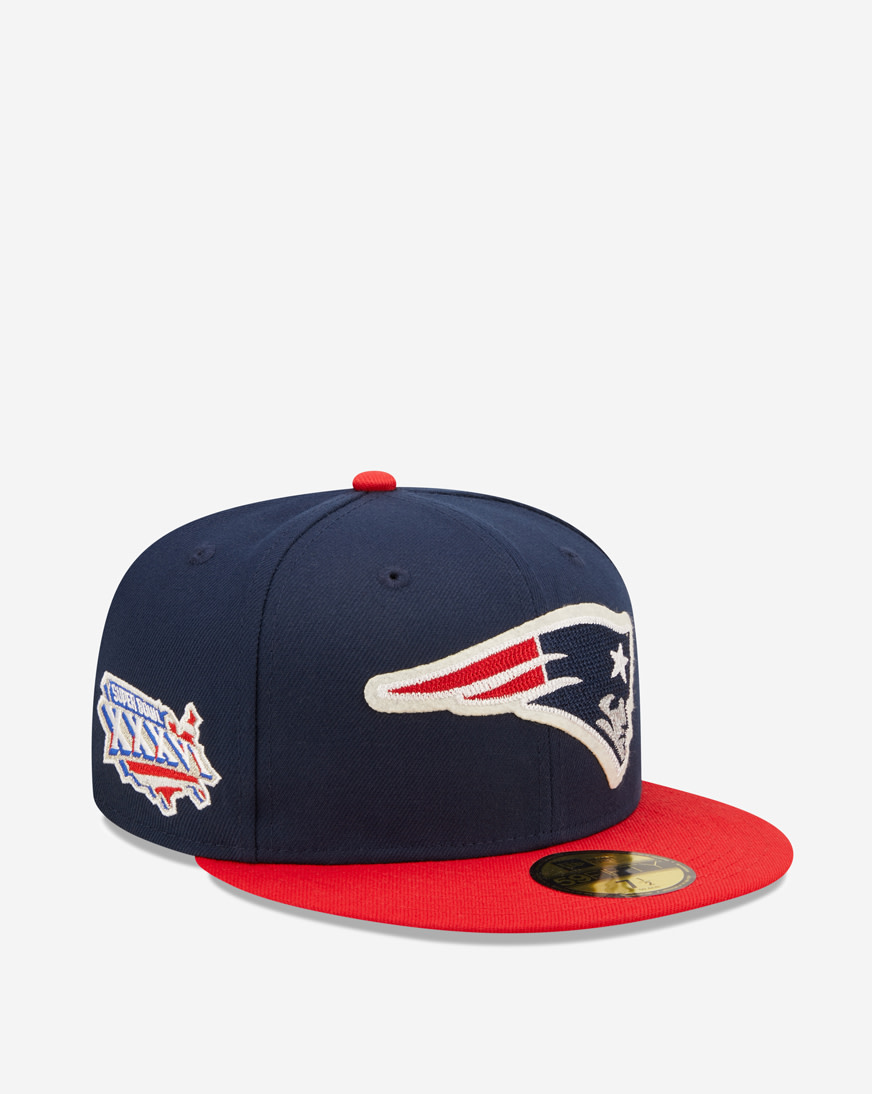 Shop New Era 59Fifty New England Patriots Letterman Fitted Hat 60296443