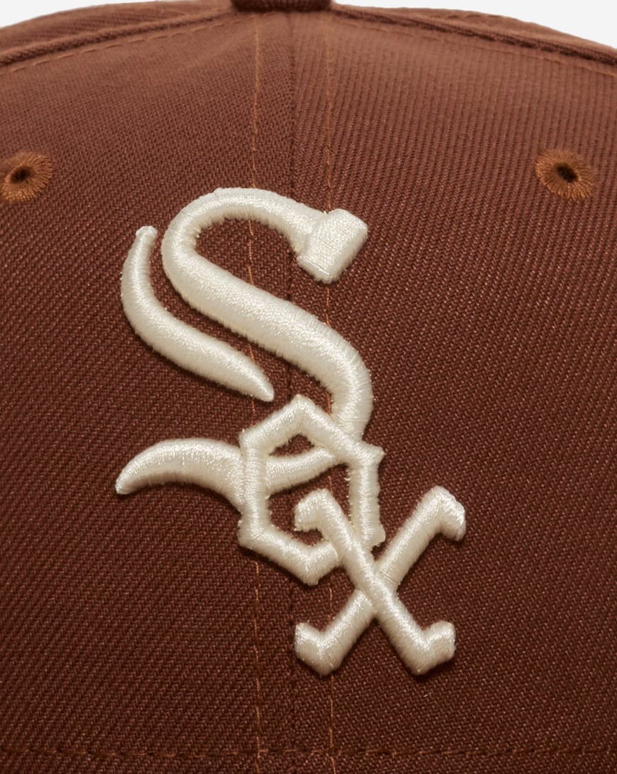 Shop New Era 59Fifty Chicago White Sox Fitted Hat 70958580 brown