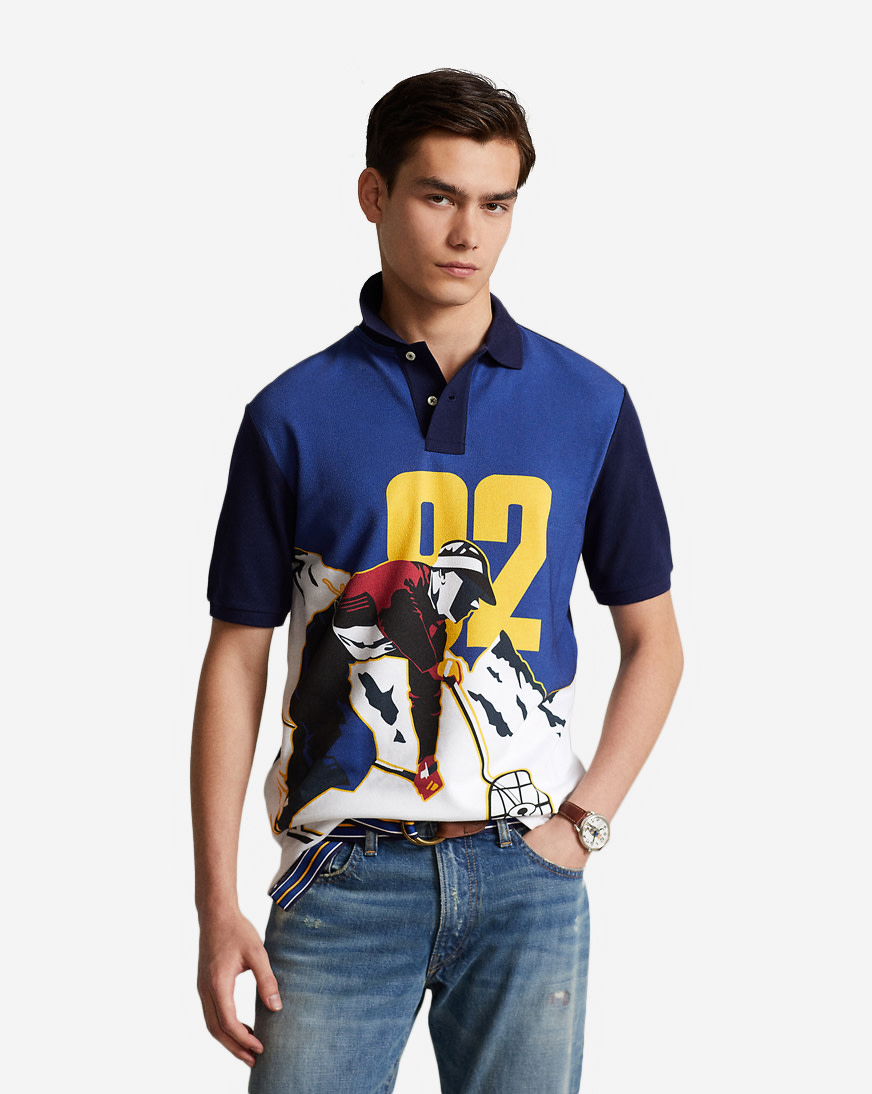 Shop Polo Ralph Lauren Polo Ski 92 Polo 710881752001SKI blue SNIPES USA
