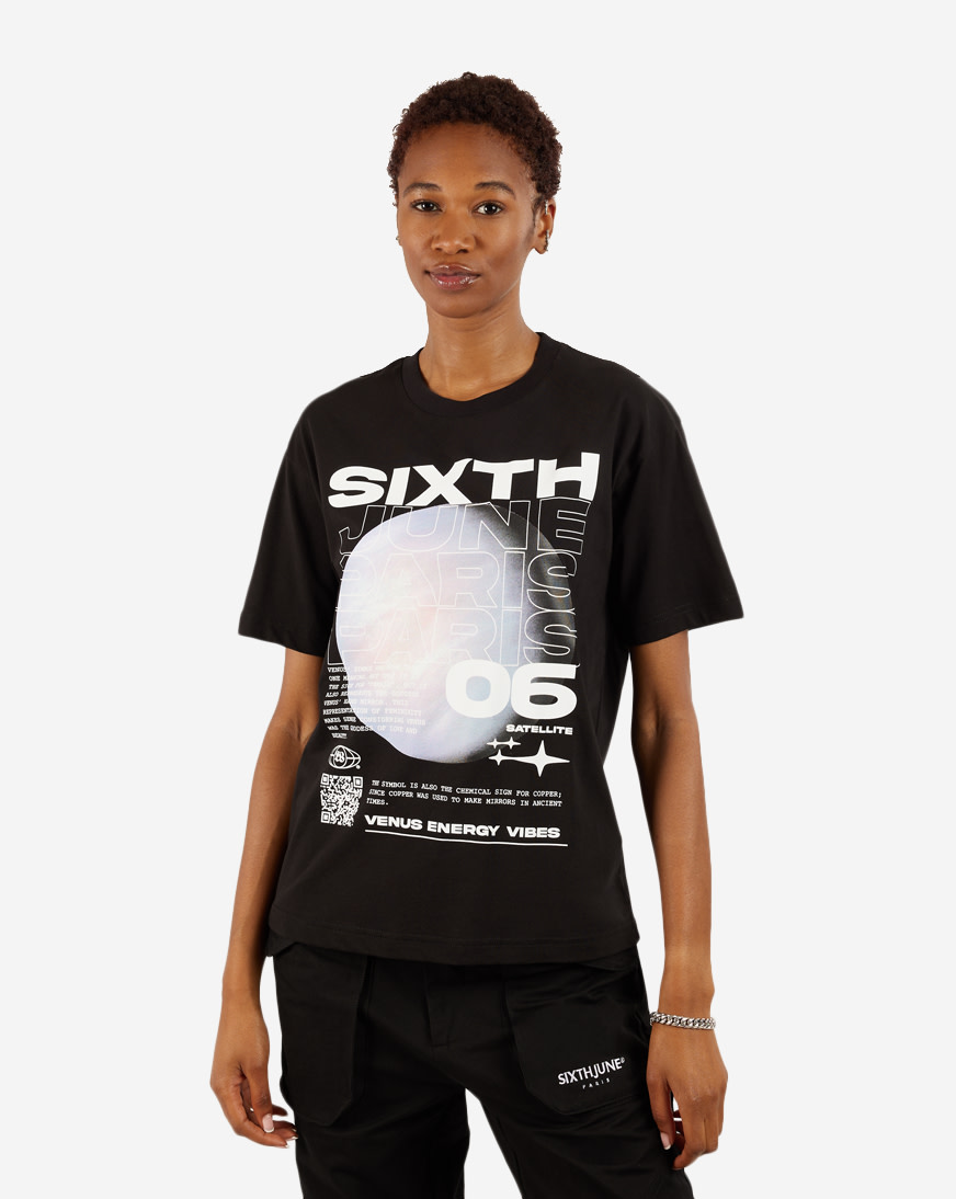 ●RAIVE● NEWSFLASH Grahpic T-shirt VW5ME613_3color Shop Sixth June Galaxy Graphic Tee 34076-BLAC black | SNIPES USA