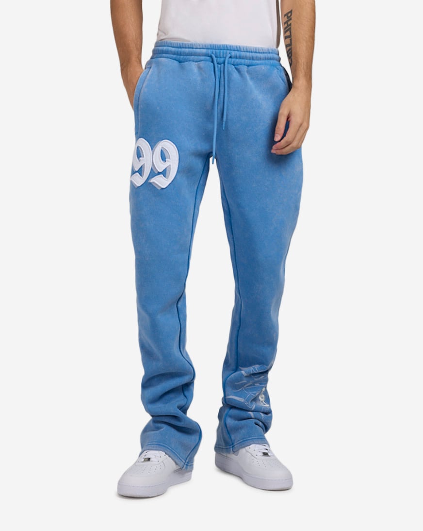 Shop Smoke Rise Solstice Stacked Fleece Pants FP25555SNZ-CAM blue