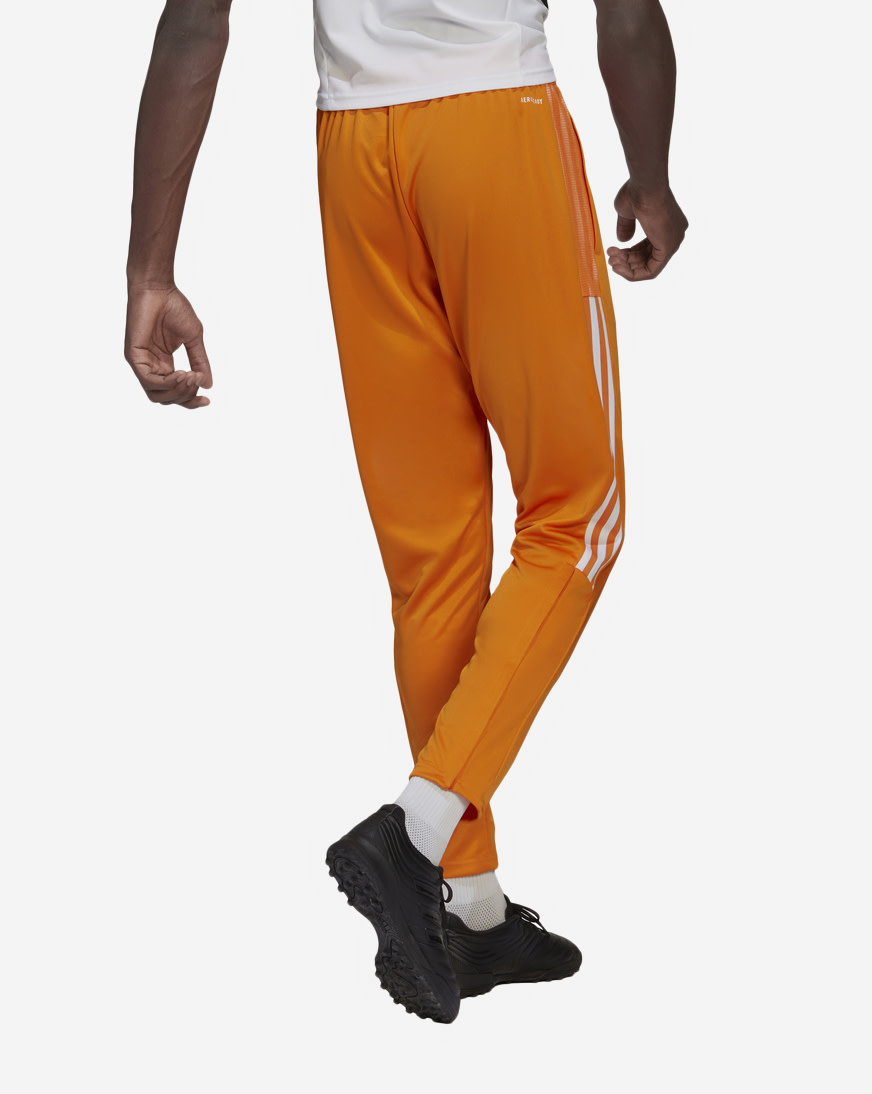 orange adidas joggers