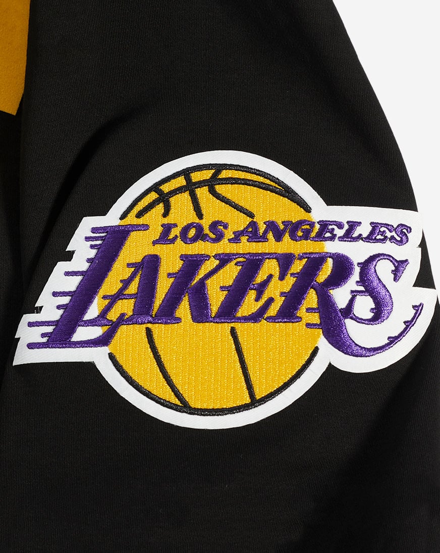 Shop PRO STANDARD Los Angeles Lakers James Short Sleeve Hoodie