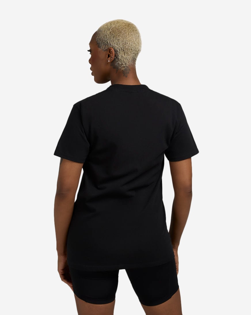 トップス theredthread S motif T-shirt black Stampd Skeleton Garment Dye Relaxed Dark Grey T-Shirt V2
