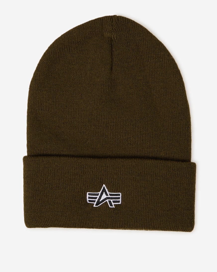 Alpha Industries|BEANIES (ESSENTIAL POM BEANIE (UHE5250 Shop Alpha Industries Alpha Beanie UAA53502C1-GRN green