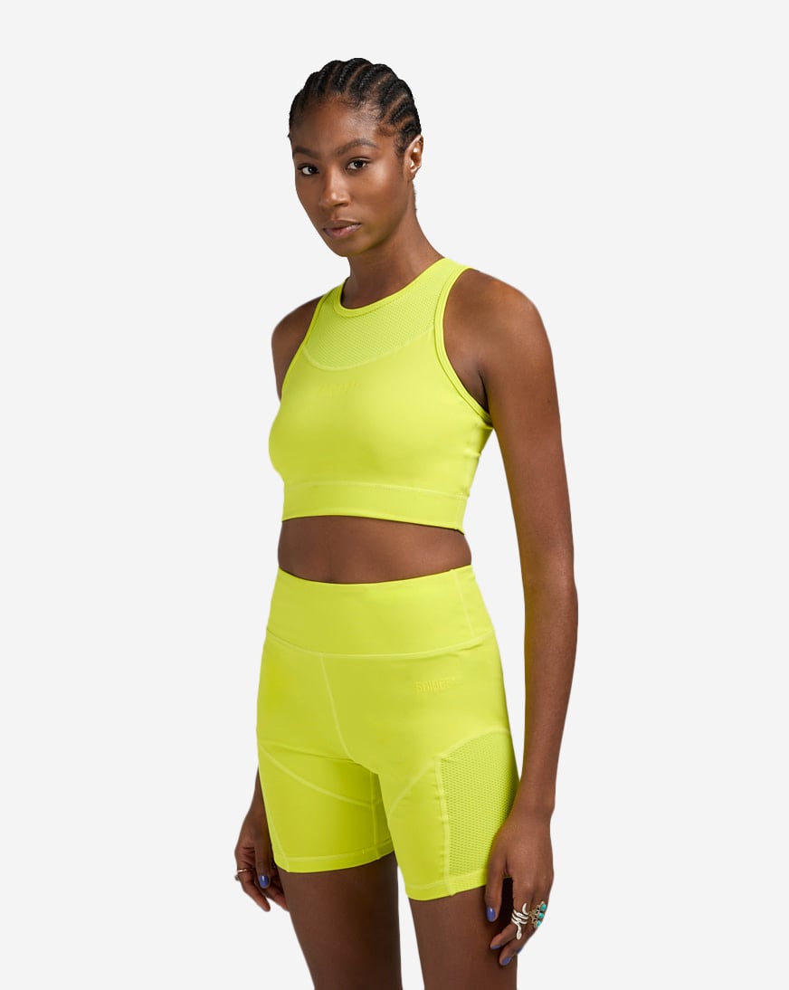 Shop SNIPES Mesh Inset Top SNQ224001W-GRNY green | SNIPES USA