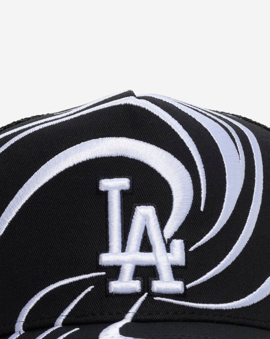 Shop Mitchell Ness Los Angeles Dodgers Pro Pinch Swirl Snapback