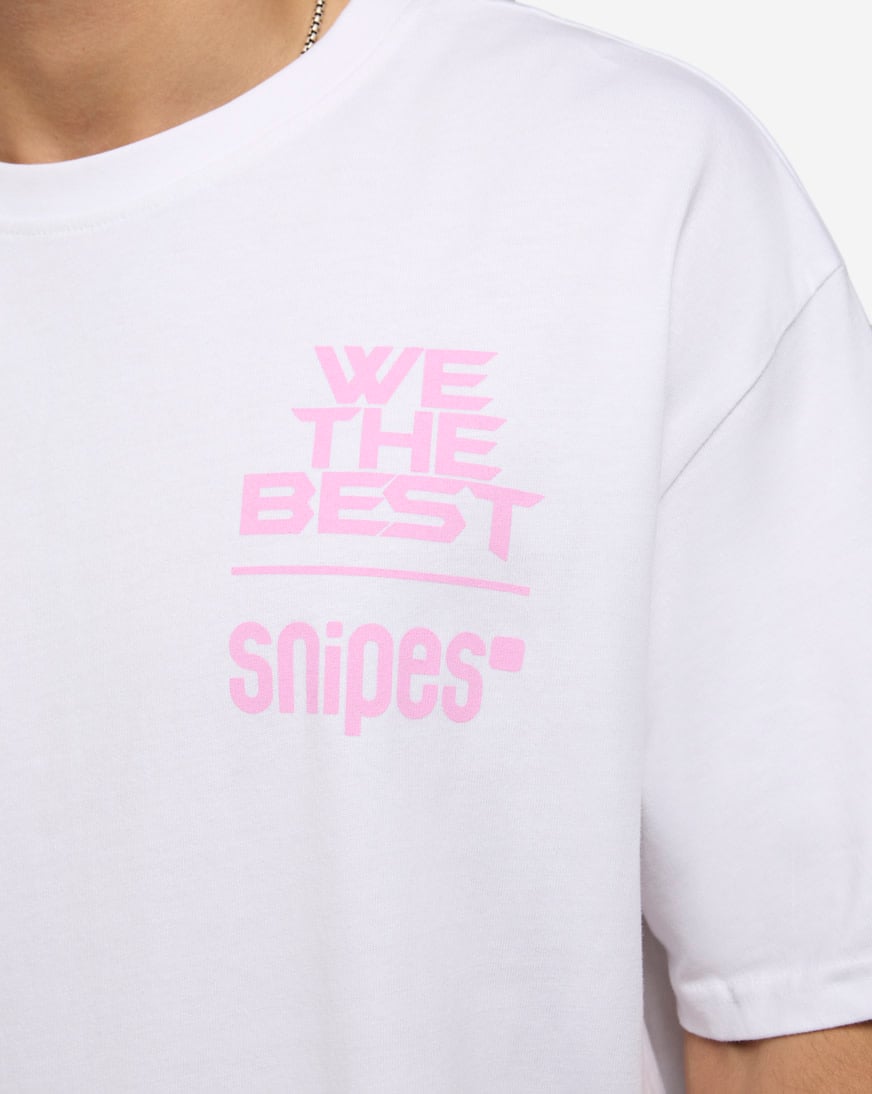 Shop WE THE BEST We the Best Tee WTB102-WHPK white | SNIPES USA