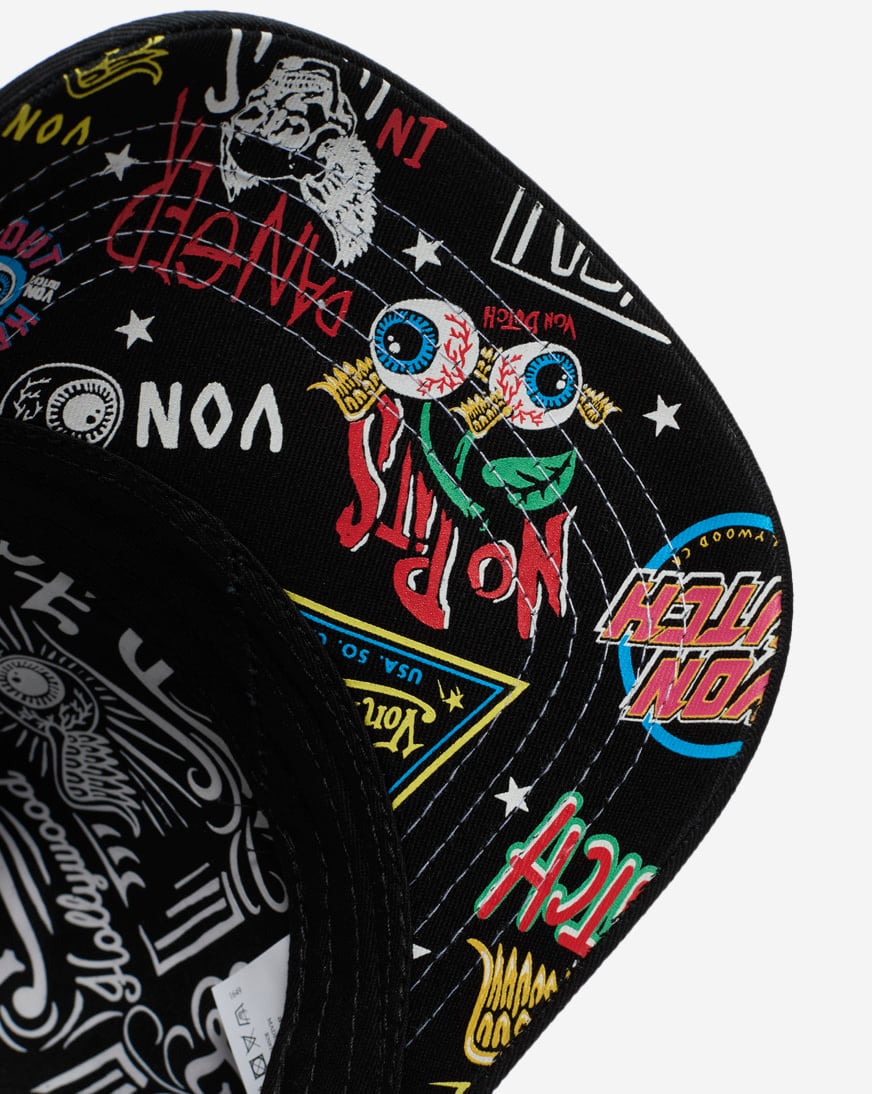 Shop Von Dutch Multi Trucker Hat VDHH0006-BLK black | SNIPES USA