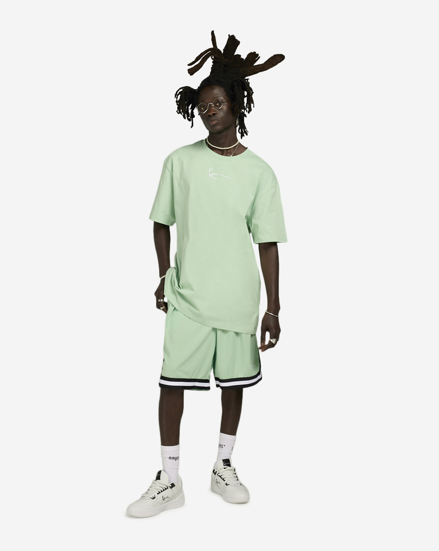 Shop Karl Kani Small Signature Essential Mesh Shorts KM