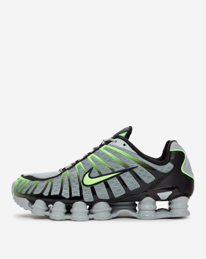 ★NIKE Shox TL Wolf Gray Black Lime Blast★ NEW Nike Shox TL 'Wolf Grey/Lime Blast' | Men Sizes 7.5 - 15