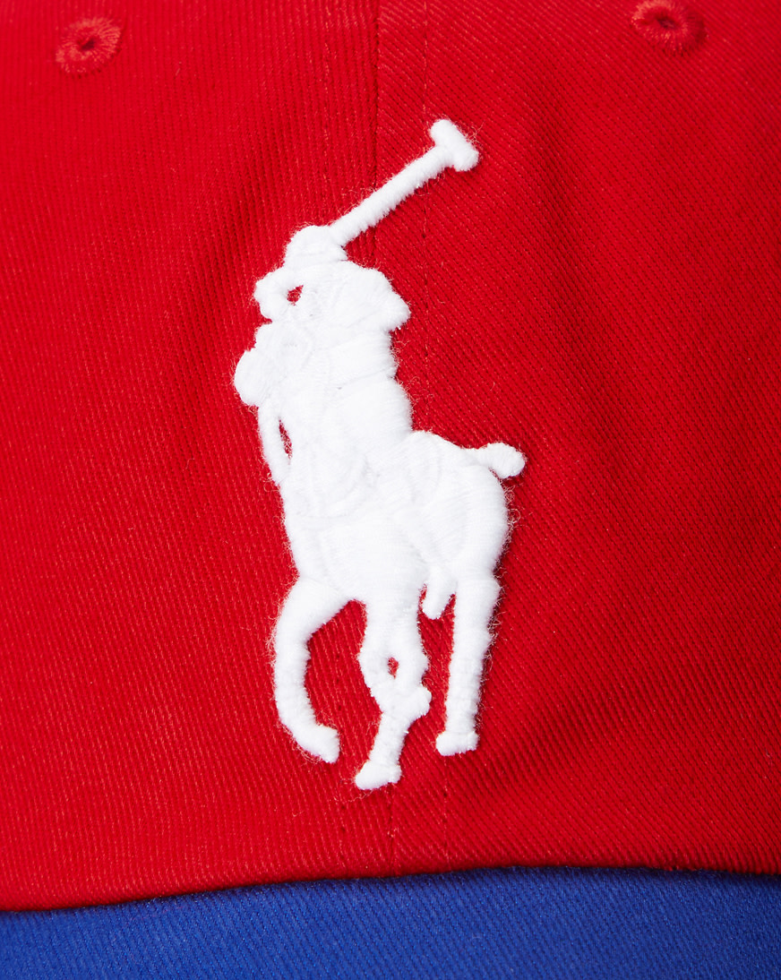 Shop Polo Ralph Lauren Twill Sport Cap 710900265002 red