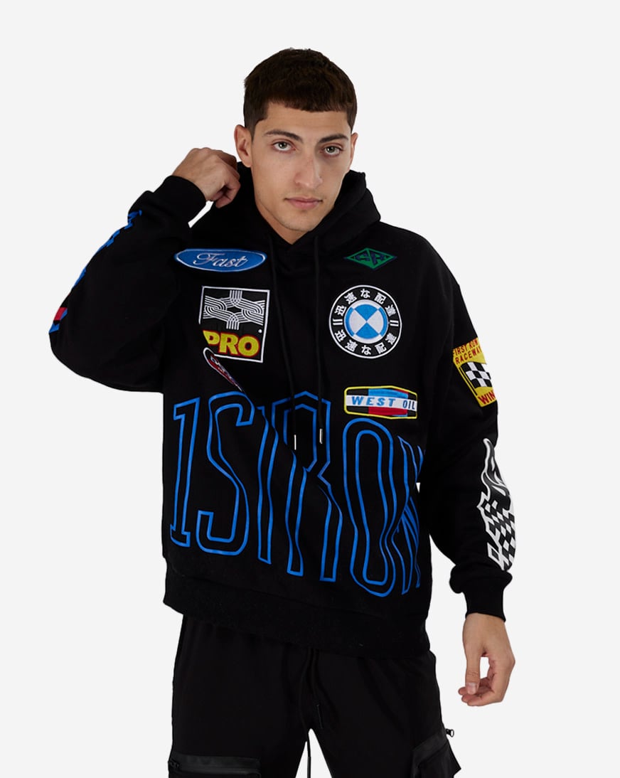 [COSYHARU公式] Old School Racing Fleece Sweatshirt COSYHARU公式] Old School Racing Fleece Sweatshirt (COSYHARU