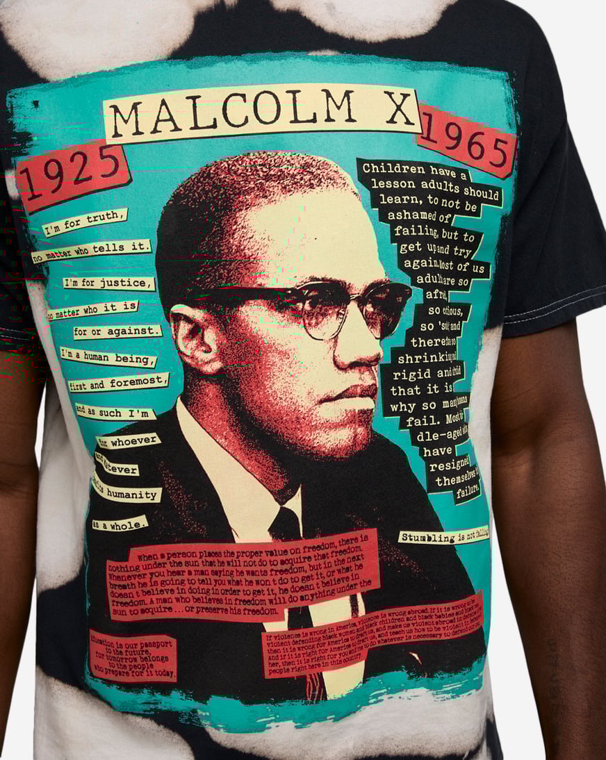 Shop Graphic Tees Malcom X Quotes Tee MAL1160XX black | SNIPES USA