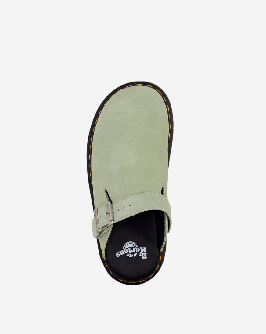 Shop Dr. Martens Zebzag Suede Slingback Platform Mules