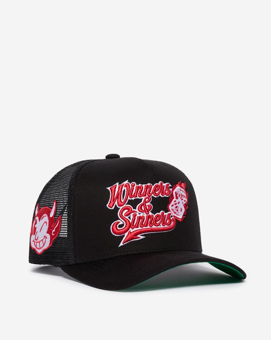 Shop Field Grade Winners And Sinners Mesh Back Trucker Hat 1006543