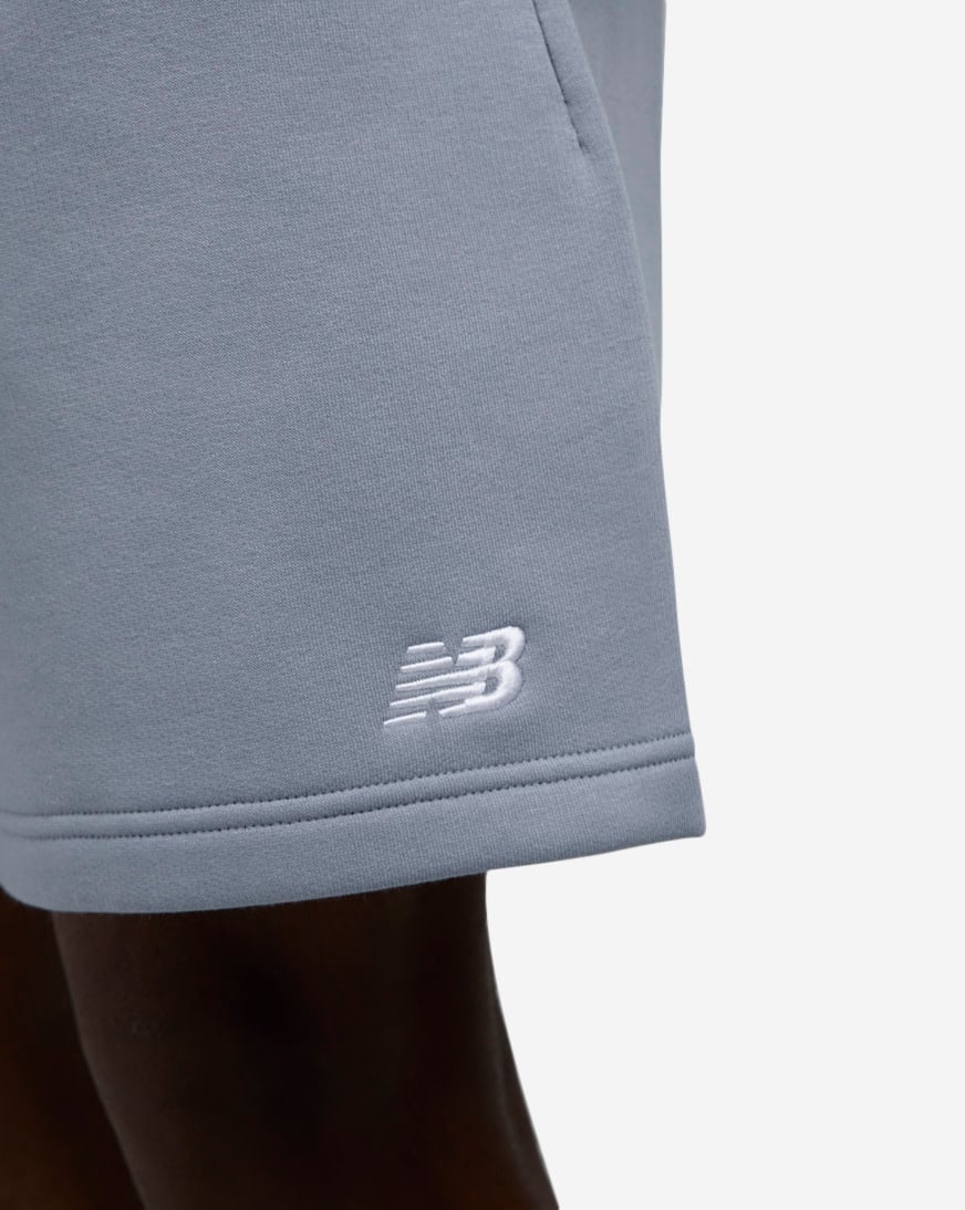 Shop New Balance Essentials Fleece Shorts MT41504-DUS blue