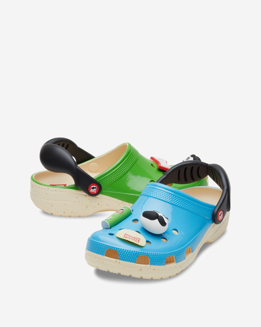 [CROCS x PRINGLES] クロッグサンダル CLASSIC CLOG crocs Pringles X Crocs Classic Clog Red/Orange （クロックス