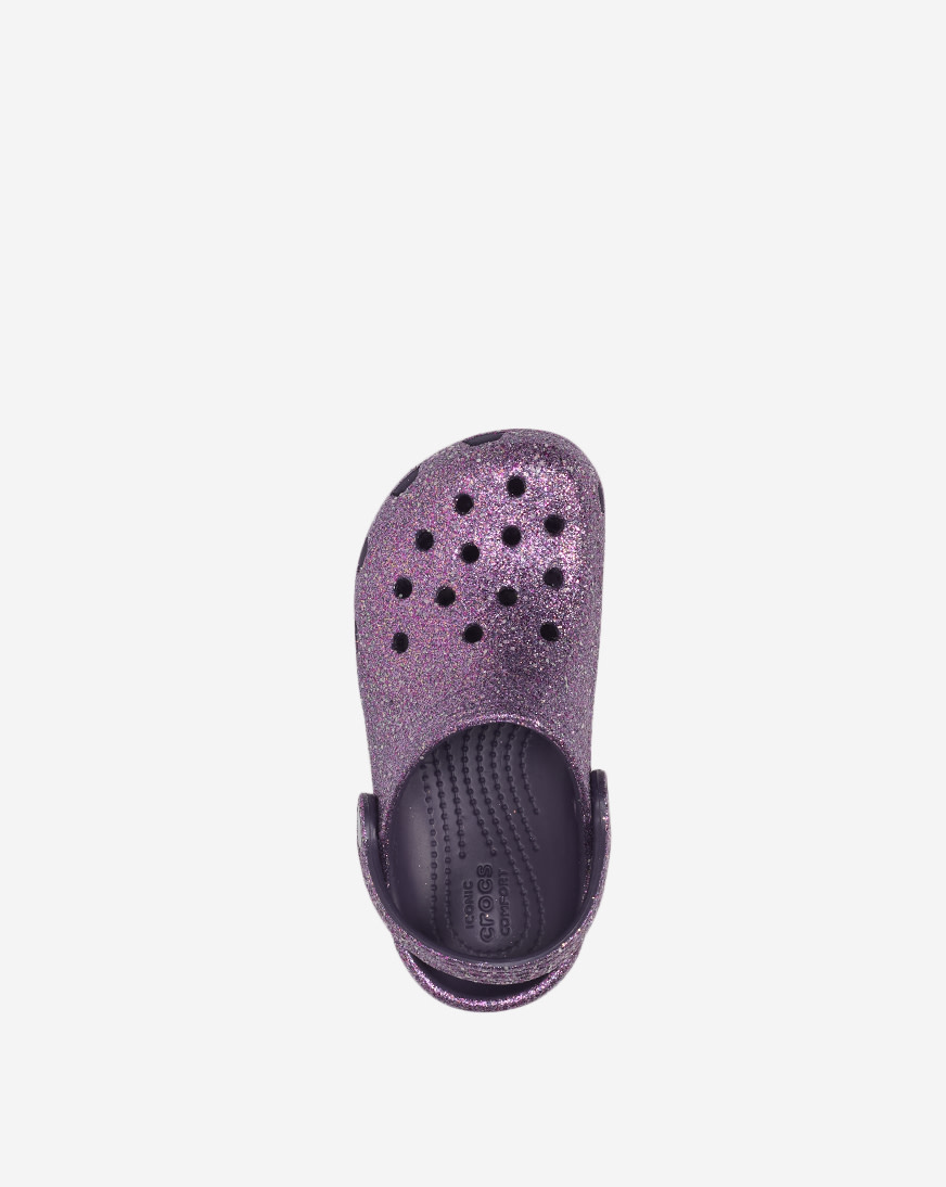 Shop Crocs Pre-School Classic Space Glitter Clog 210719-5AT