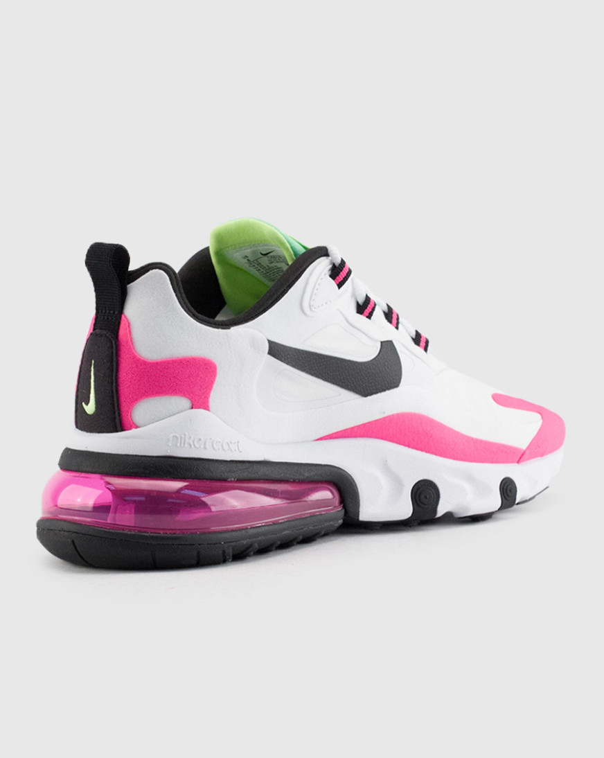 nike air max 270 react pink black white