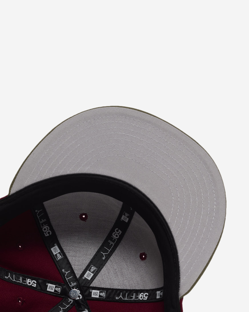 Shop New Era 59Fifty Cincinnati Reds Fitted Hat 70993505 red