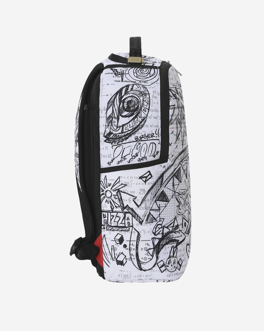 Shop Sprayground Doodles Over Math Homework Backpack B8665 multi