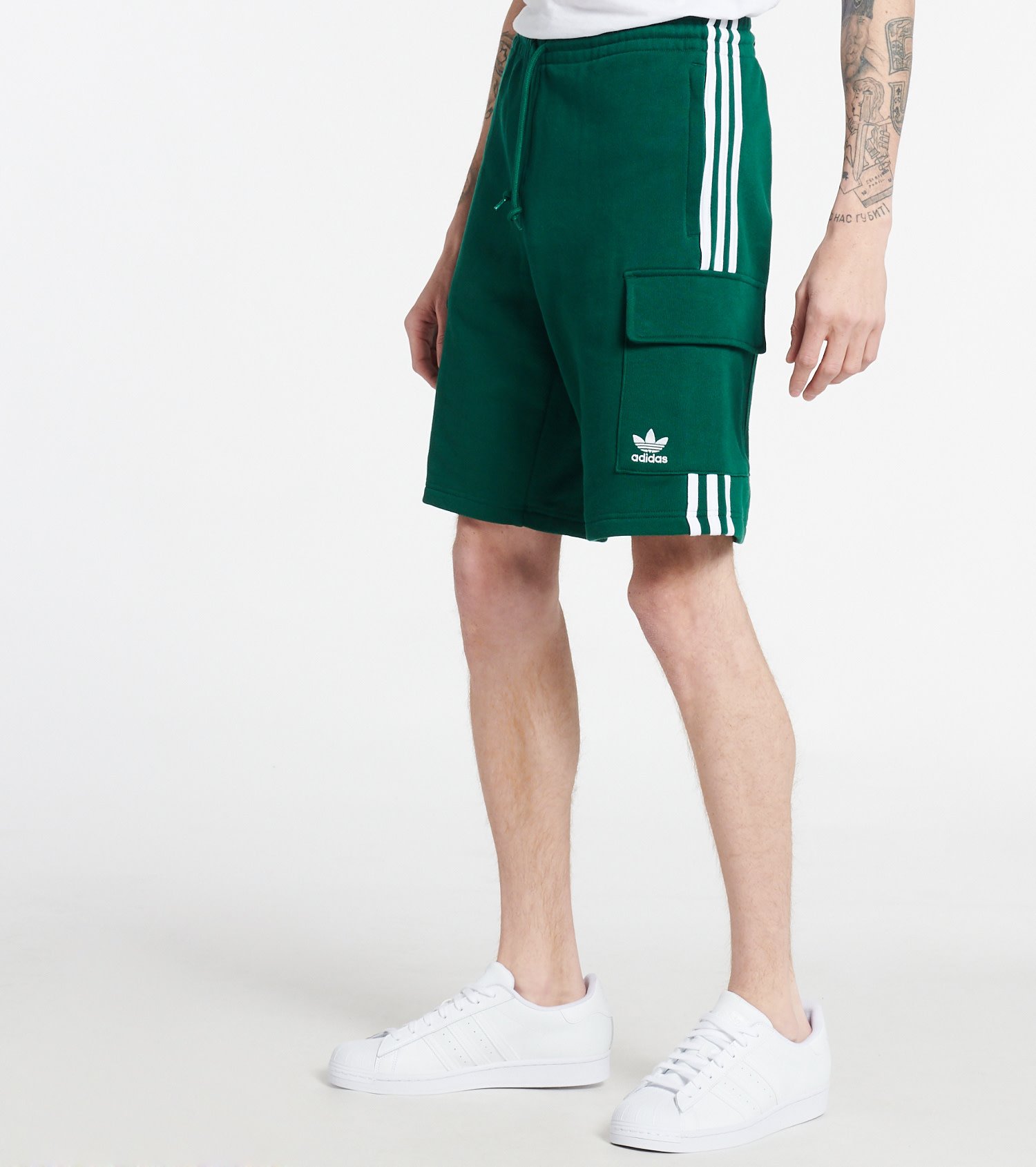 Shop adidas 3 Stripes Cargo Shorts HB9541 green SNIPES USA