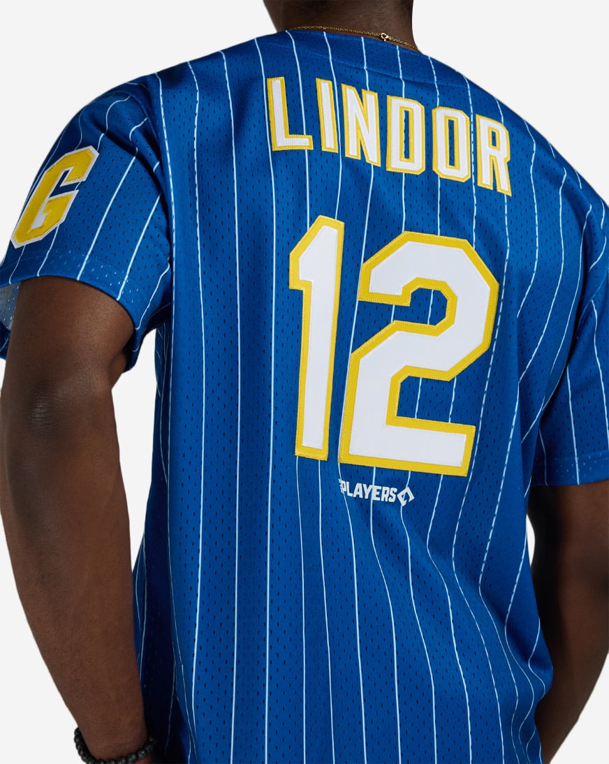 Shop Mitchell Ness Brooklyn Royal Giants Francisco Lindor