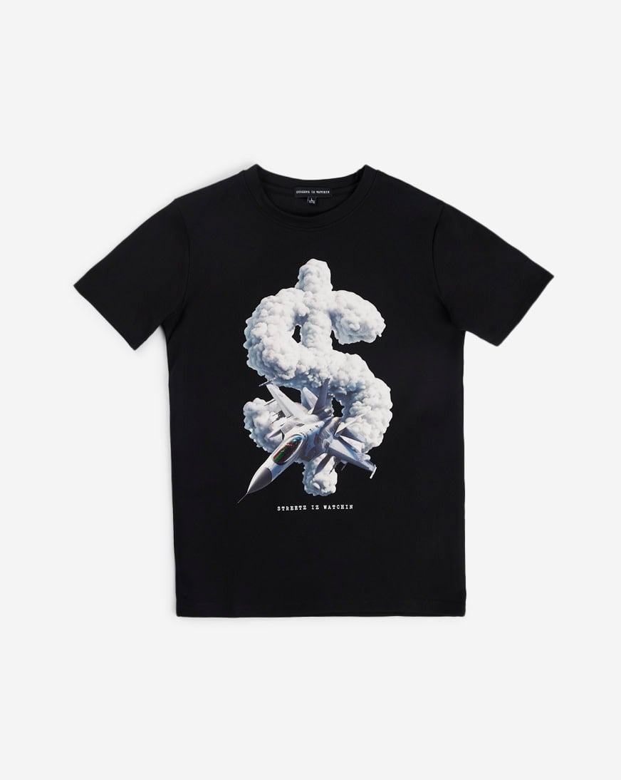 Shop STREETZ IS WATCHIN Kids' Dollar Sign Clus Airplane Tee