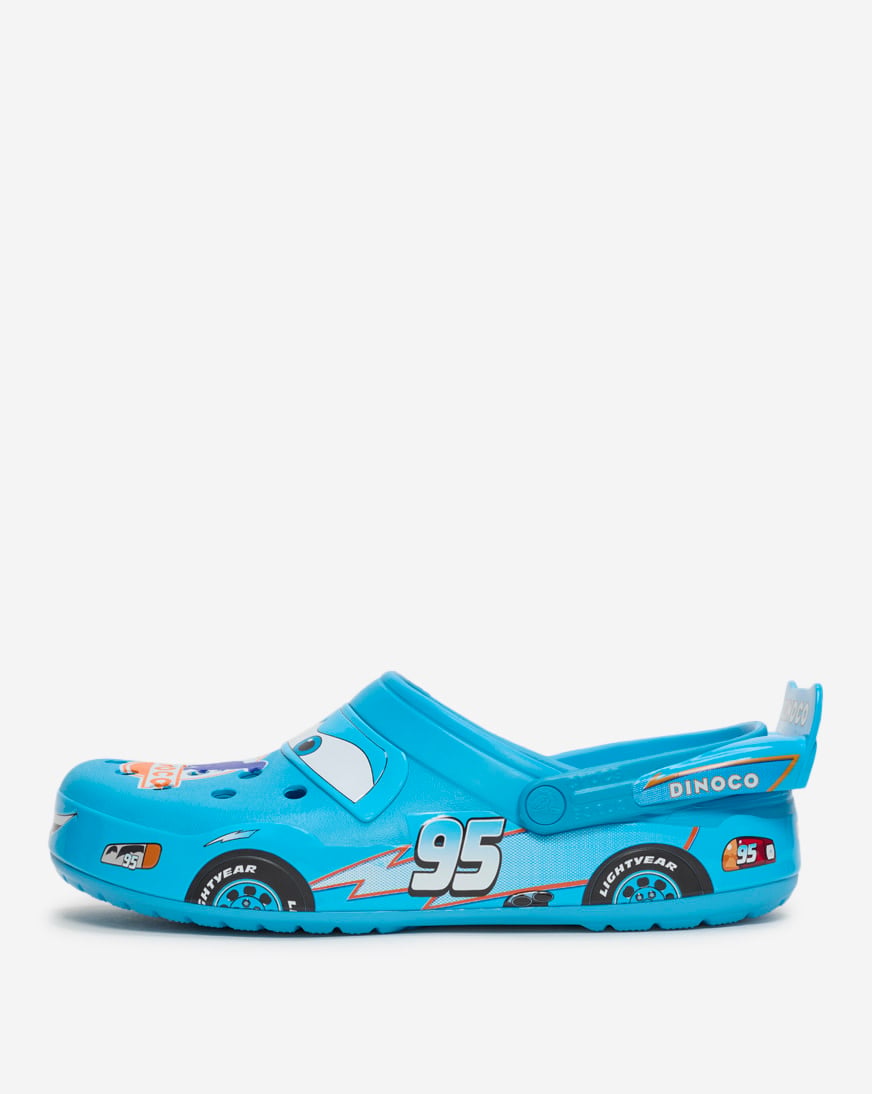 Shop Crocs Lightning McQueen Dinoco Crocband Clog 213582-90H blue