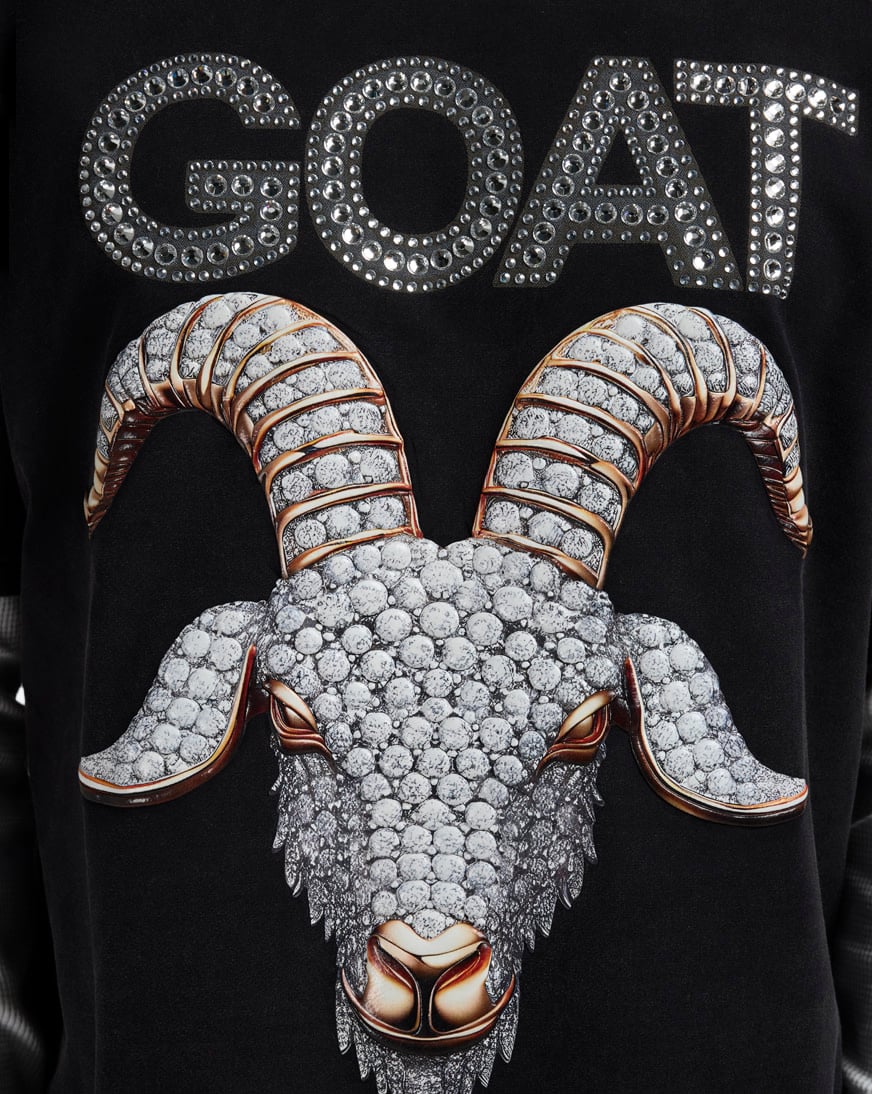 Shop STREETZ IS WATCHIN Goat Pendant Long Sleeve 2 Fer Tee