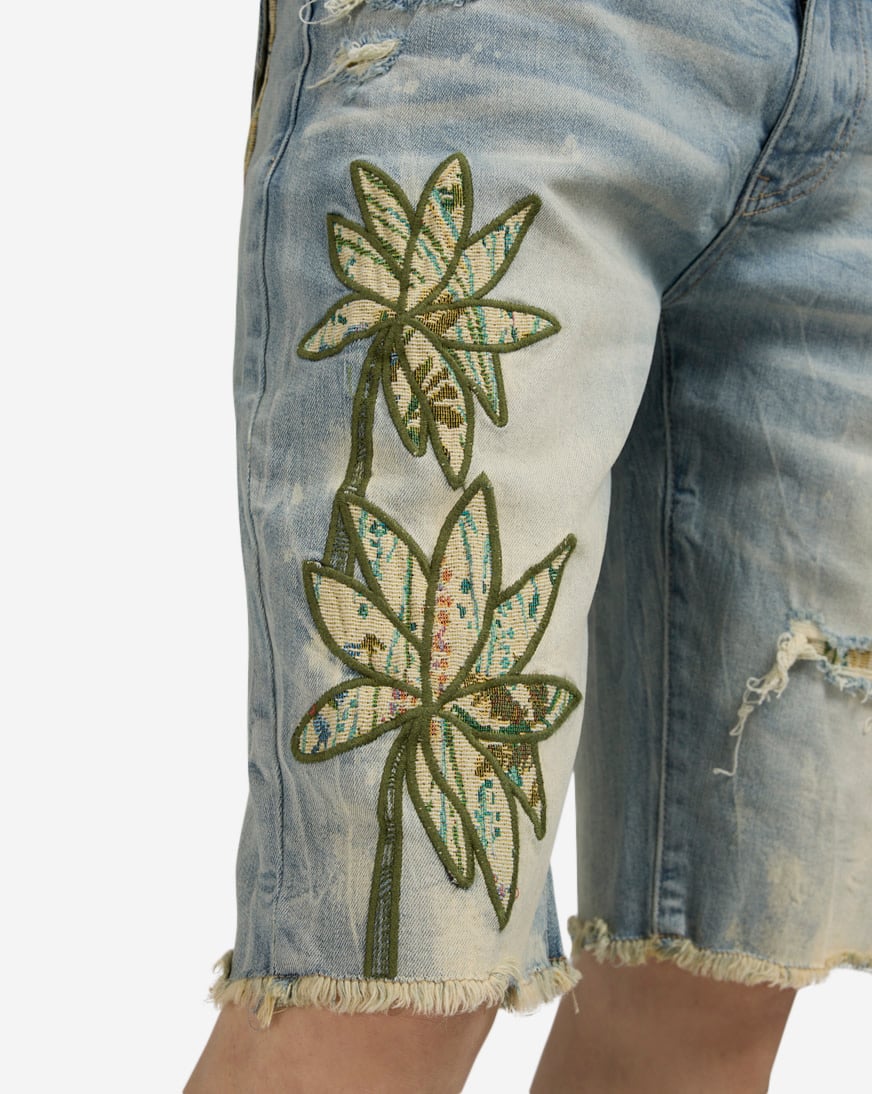 [CODEGRAPHY]★25SS★Embroidery artwork Bermuda sweat pants CODEGRAPHY]☆25SS☆Embroidery artwork Bermuda sweat pants
