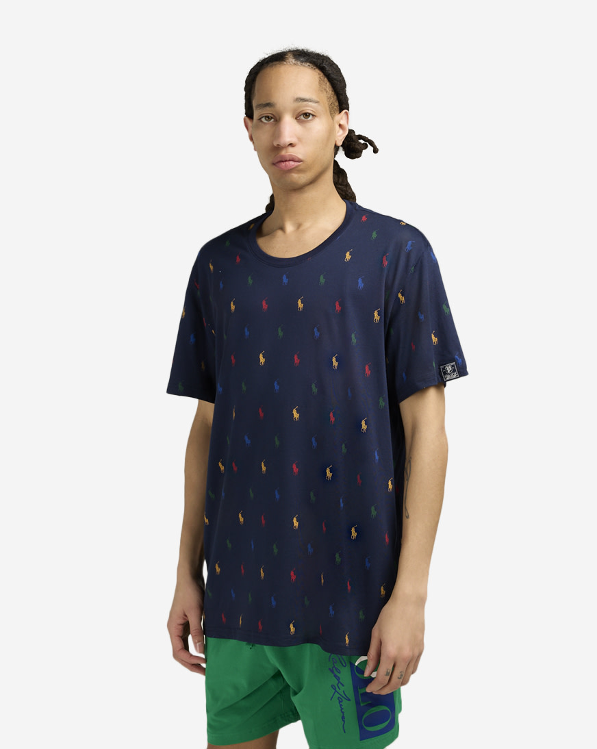 Shop Polo Ralph Lauren AOP Tee P05SCR-AXLT blue | SNIPES USA