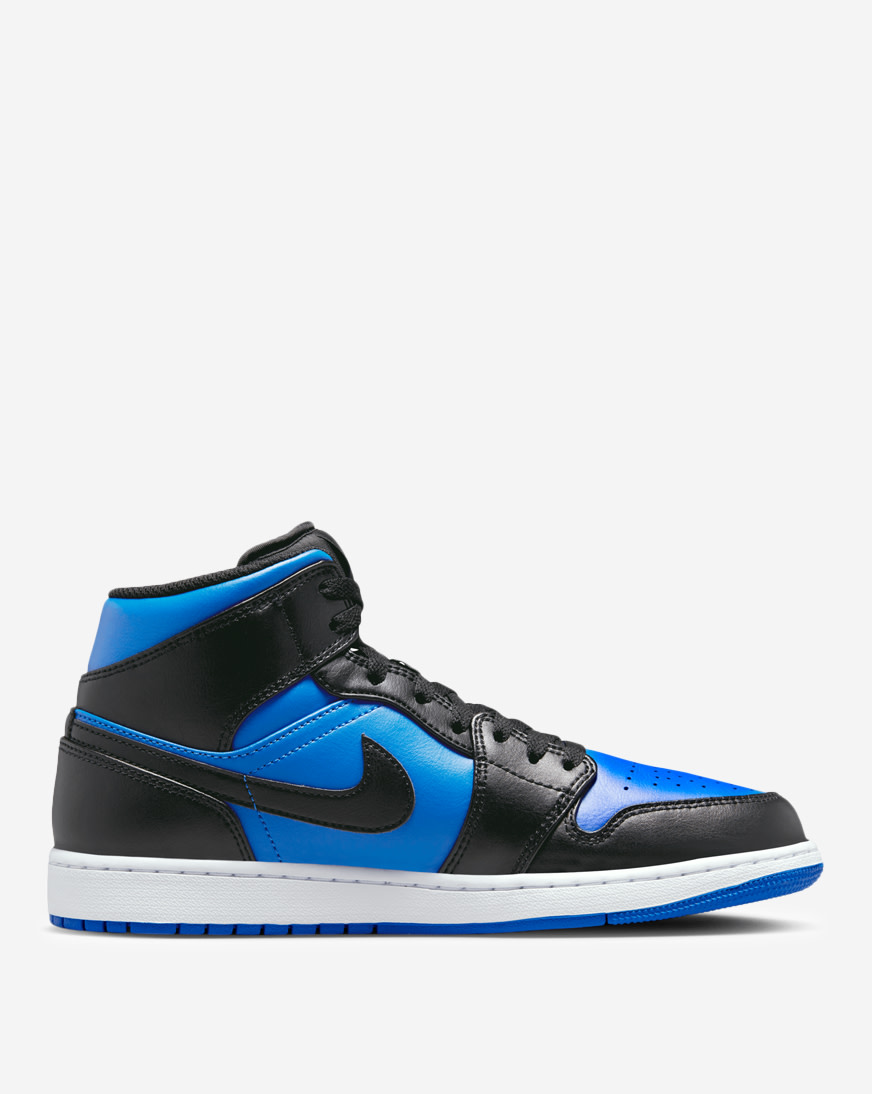 【本物保証 /関税・送料無料】Nike Air Jordan 1 Mid Blue ◇男女共用◇(W)NIKE AIR JORDAN 1 MID WORN BLUE◇送料無料