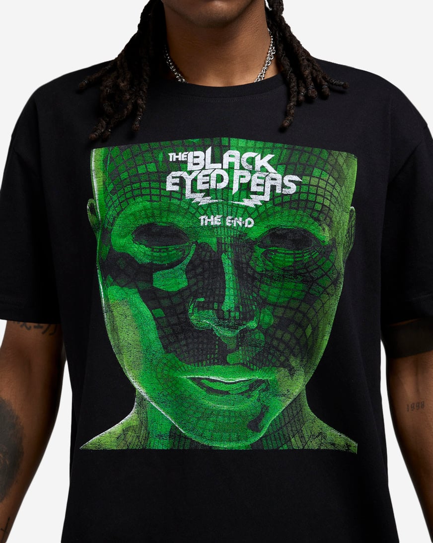 Shop Authentic Retro Black Eyed Peas End Tee C10017END-BLK