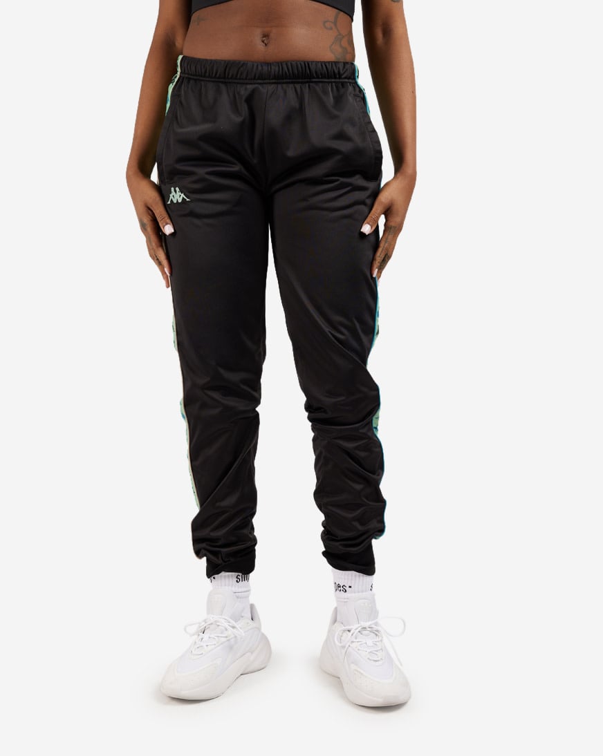 Shop Kappa 222 Banda Jordan Track Pants 381J8DW-A02 black
