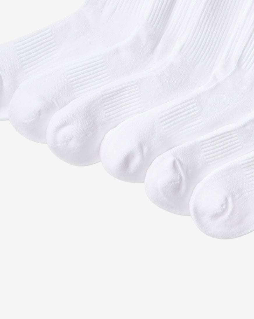 Shop Polo Ralph Lauren Sport Crew 6Pk Socks (L) 821480PKZ3-100