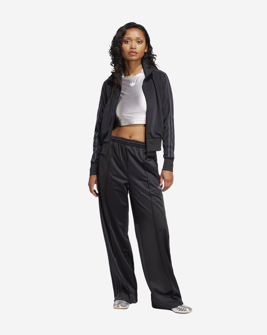 Shop adidas Rhinestones Firebird Loose Track Joggers JL9340 black