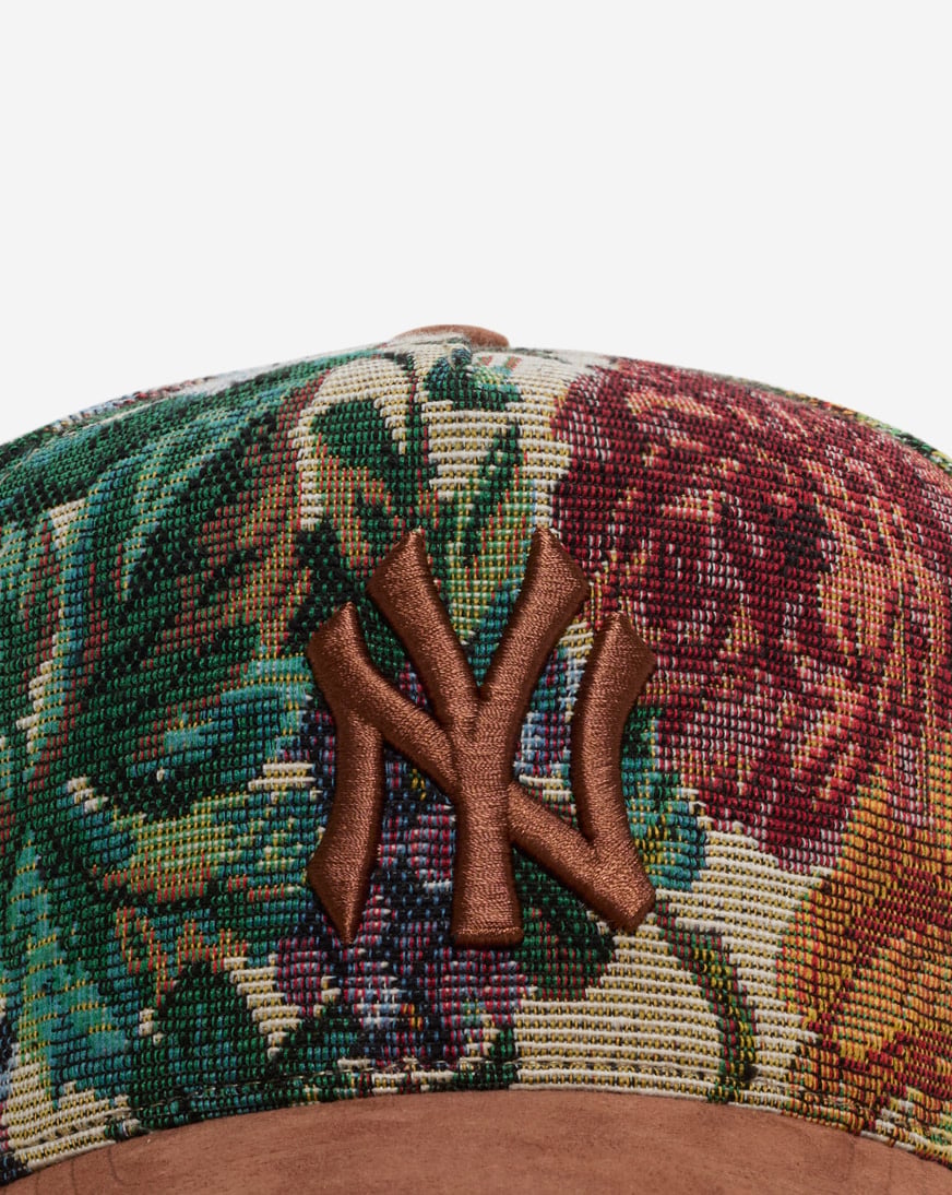 Shop Mitchell Ness Pro Pinch Floral Tapestry Snapback Hat HP20032