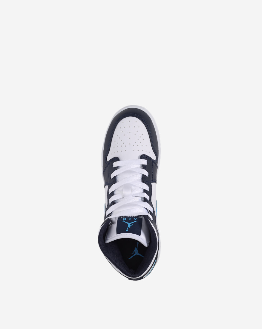 Shop Jordan Big Kids' Air Jordan 1 Mid DQ8423-404 blue | SNIPES USA