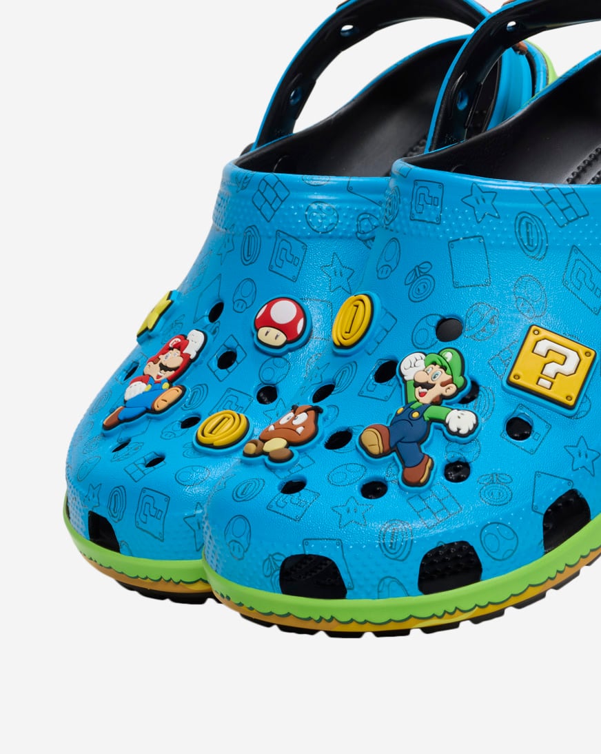 Shop Crocs Grade School Super Mario Classic Clog 212139-90HJ multi