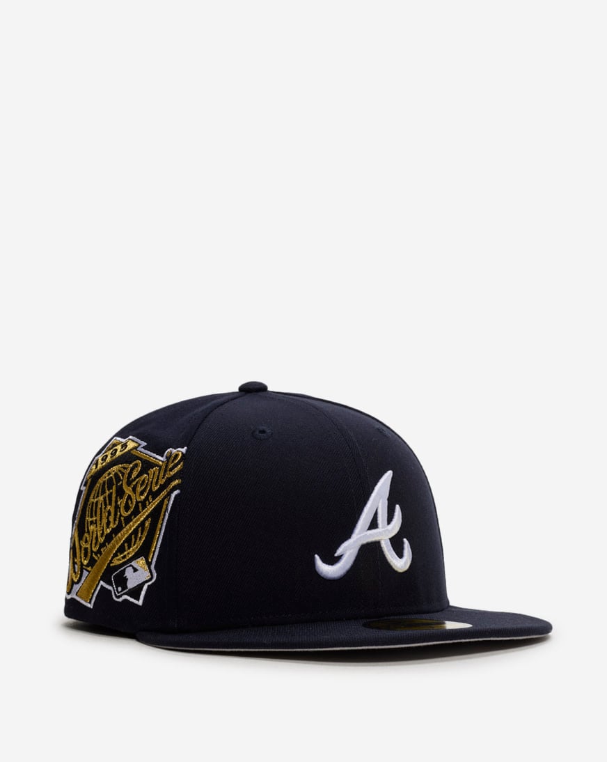 Shop New Era 59Fifty Atlanta Braves Hidden Hit Fitted Hat 60803266