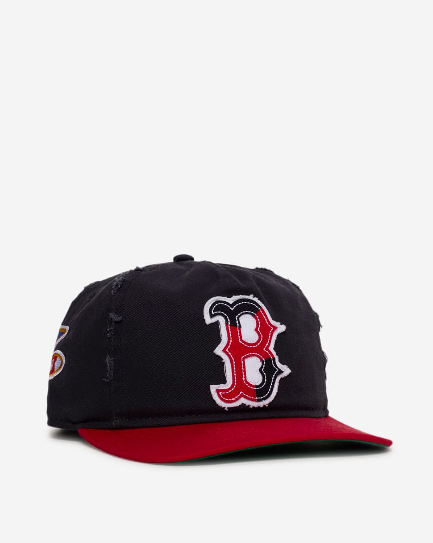 Shop New Era 19Twenty Boston Red Sox Frayed Snapback Hat 60833830