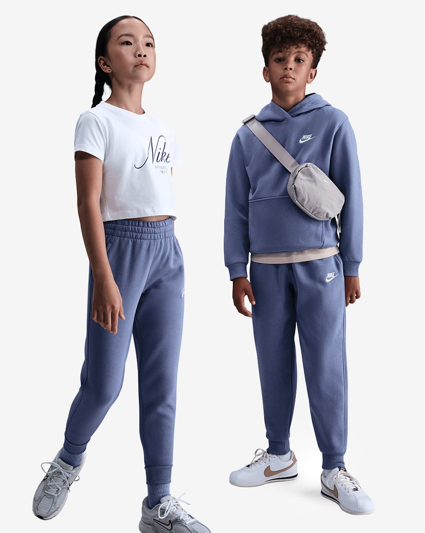 Shop Nike Big Kids' NSW Club Fleece Jogger FD3008-499 blue
