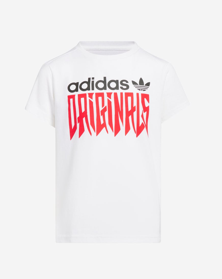 Shop adidas Kids' Street Graphic Tee JP1423 white | SNIPES USA