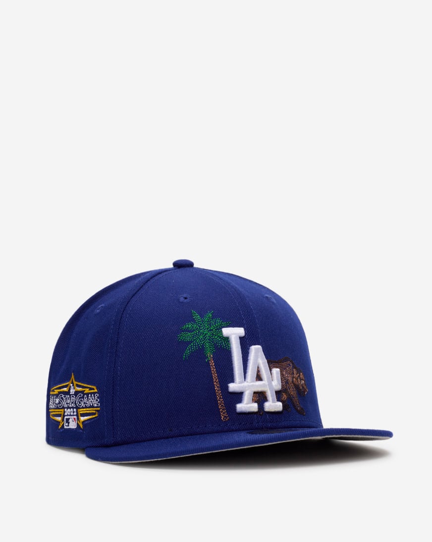 Shop New Era 59Fifty Los Angeles Dodgers State Stitch Fitted