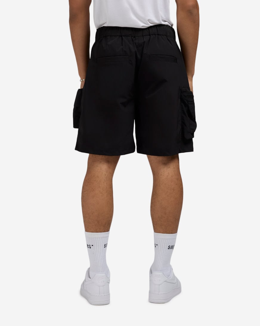 Shop Smoke Rise Nylon Cargo Shorts WS25283SN-BLK black