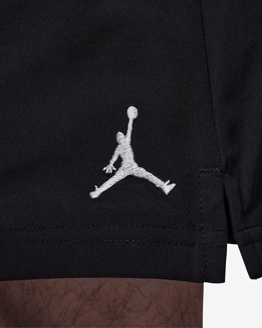 Shop Jordan Big Kids' Jumpman Woven Play Shorts 95D817-023 black