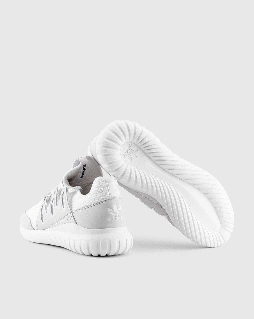 Shop adidas Tubular Radial Primeknit Pack S76714 white  display picture 3