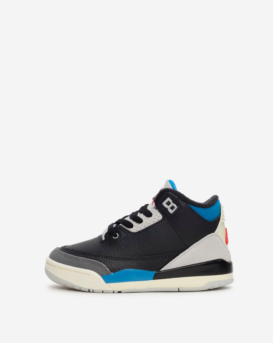 Shop Jordan Little Kids' Air Jordan 3 Retro IB8969-004 black